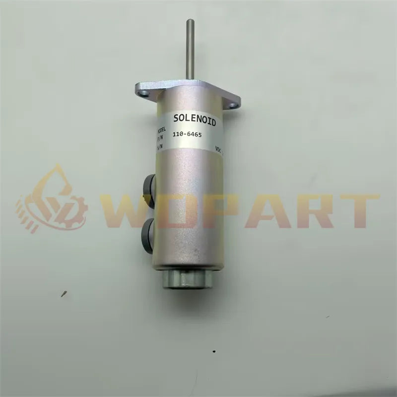 110-6465 24V Shutoff Solenoid Valve for Caterpillar 6T-4122 Engine 3304 3304B 3306 3306B 3406B 3406C