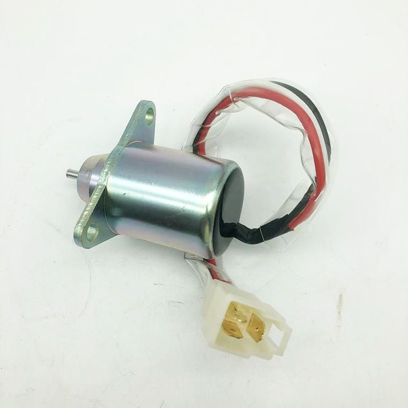 Fuel Shut Off Shutdown Solenoid 119653-77950 for Yanmar John Deere X495 X595 X740 4110 4115 1435 1445 1545 1565