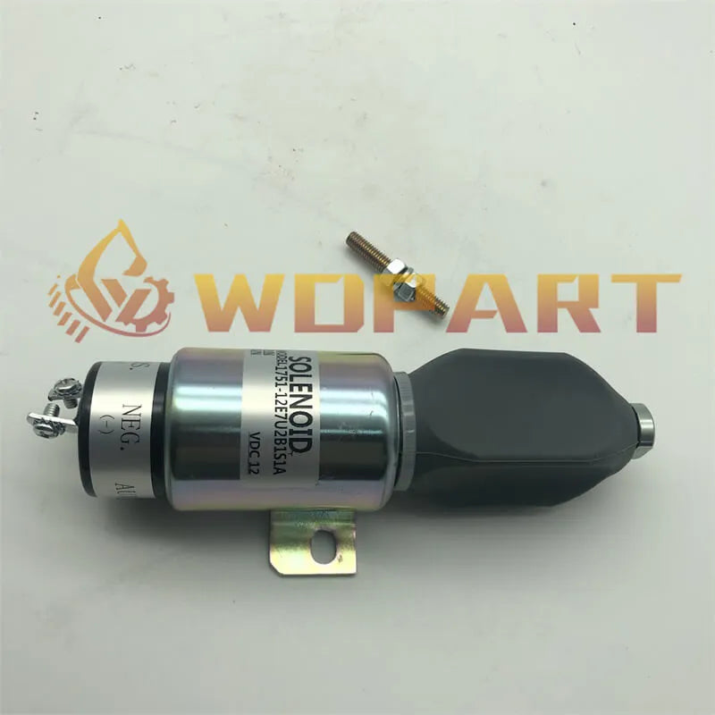 1700-2529 1751-12E7U2B1S1A Diesel Fuel Stop Solenoid for Woodward 12V