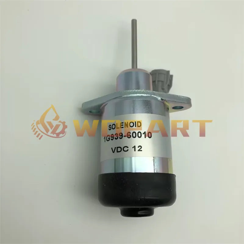 12V Stop Solenoid 1G939-60010 PS45CZ250 25-38773-00 for Kubota PS45CZ0254 PS45CZ290 V2203 Carrier Transicold CT4