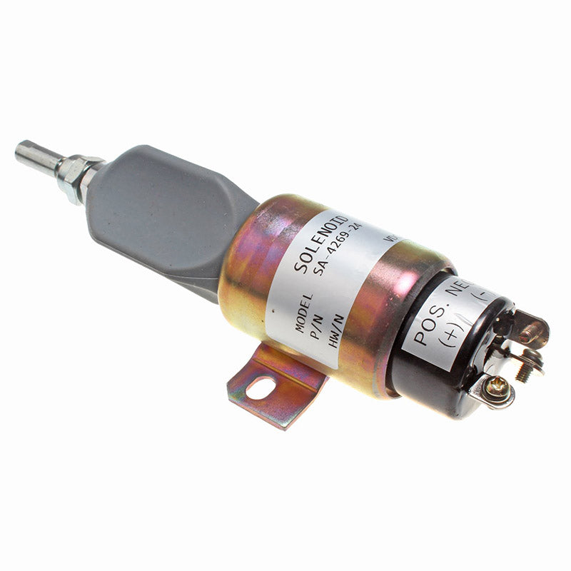 24V 600-815-9260 6008159260 Stop Solenoid for Komatsu PC128US-2 PC138US-2 WA100-5 WA150-5 WA320-5 WA80-3