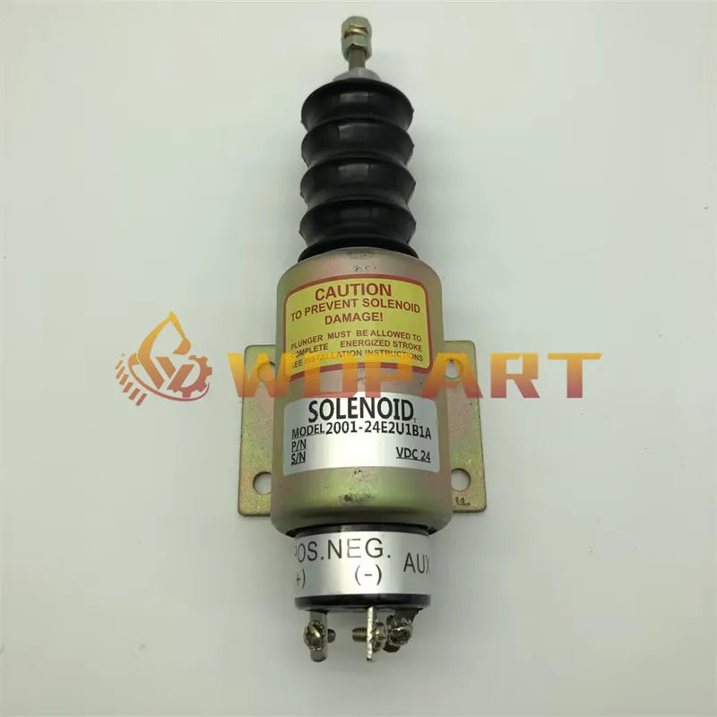 Diesel Stop Solenoid SA-3091 2001-24E2U1B1A 3 Terminals for Woodward 24V