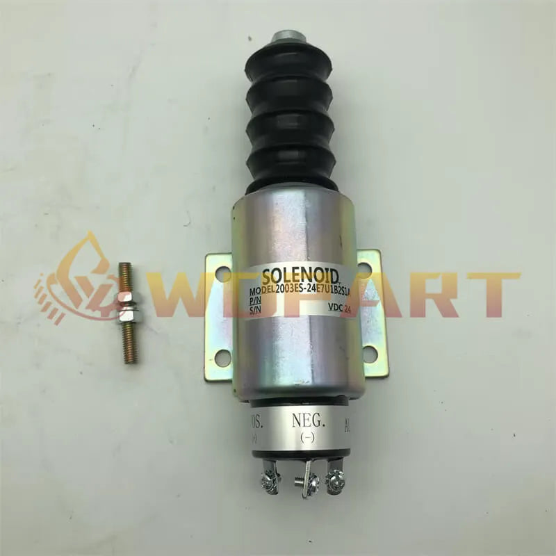 24V Diesel Fuel Shutoff Stop Solenoid 2003ES-24E7U1B2S1A for Woodward