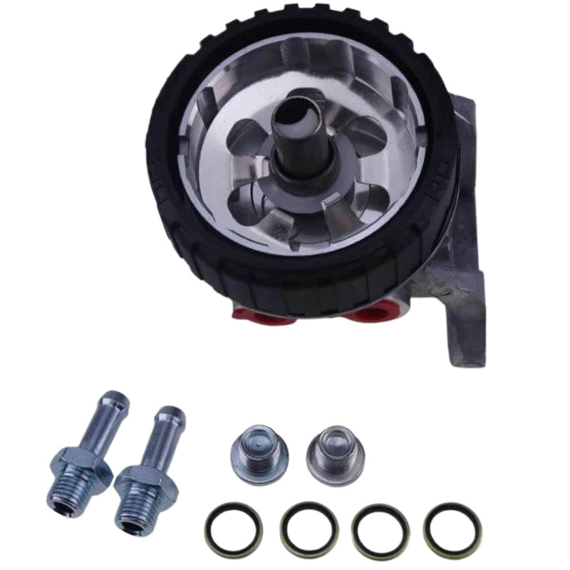 Fuel Filter Head RE70358 RE500160 For John Deere 5045D 5055D Hitachi LX100-5