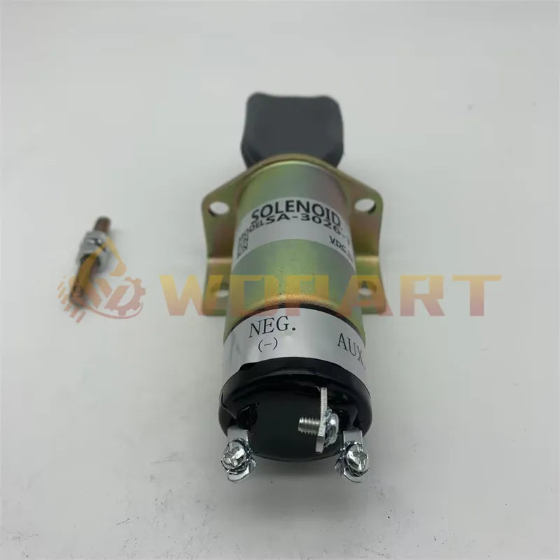 SA-3026-T 1502-12DU1A Diesel Fuel Shutoff Stop Solenoid for Woodward 12V 1500 Series