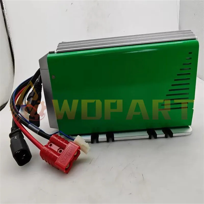 WDPART 48V 25A Battery Charger 128375 128375GT Auto AC X-Led for Genie AL4L AL5L GS-2668 GS-3268 GS-3369 GS-4069