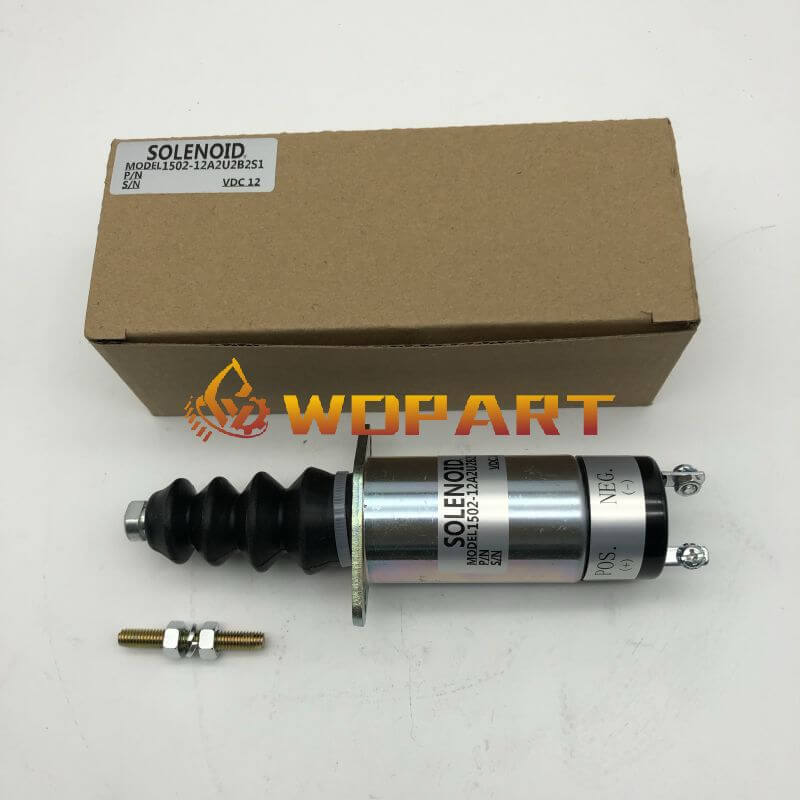 Diesel Stop Solenoid 1500-2043 1502-12A2U2B2S1 for Woodward 12V