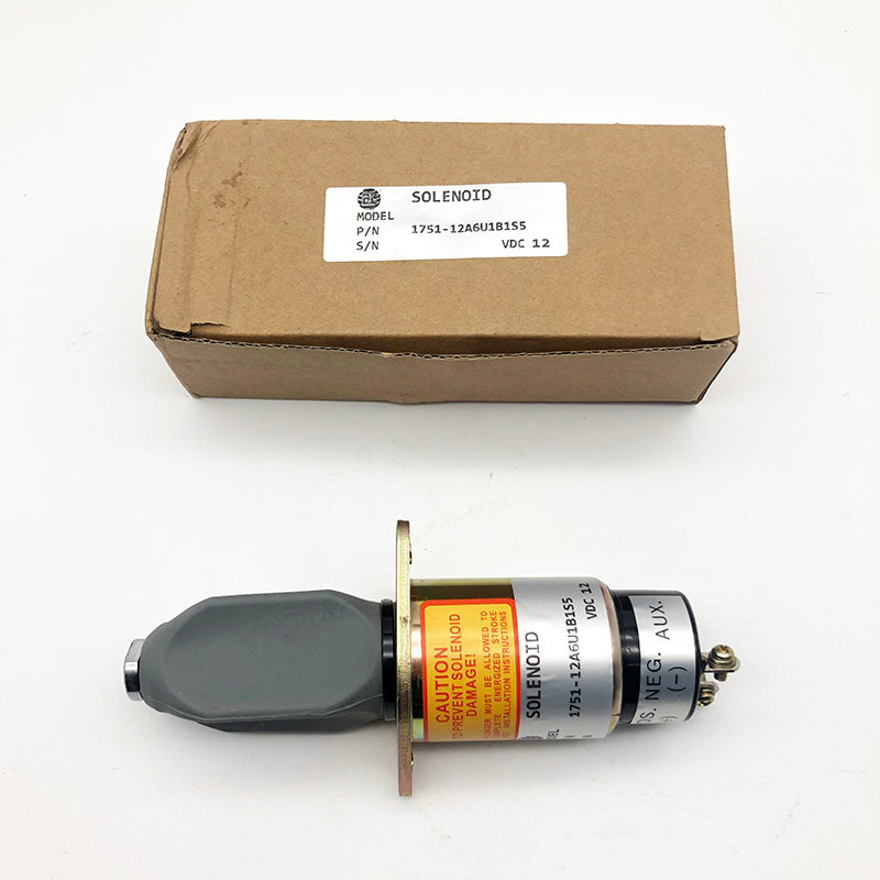 1700-2517 1751-12A6U1B1S5A Diesel Fuel Stop Solenoid for Woodward 12V | WDPART