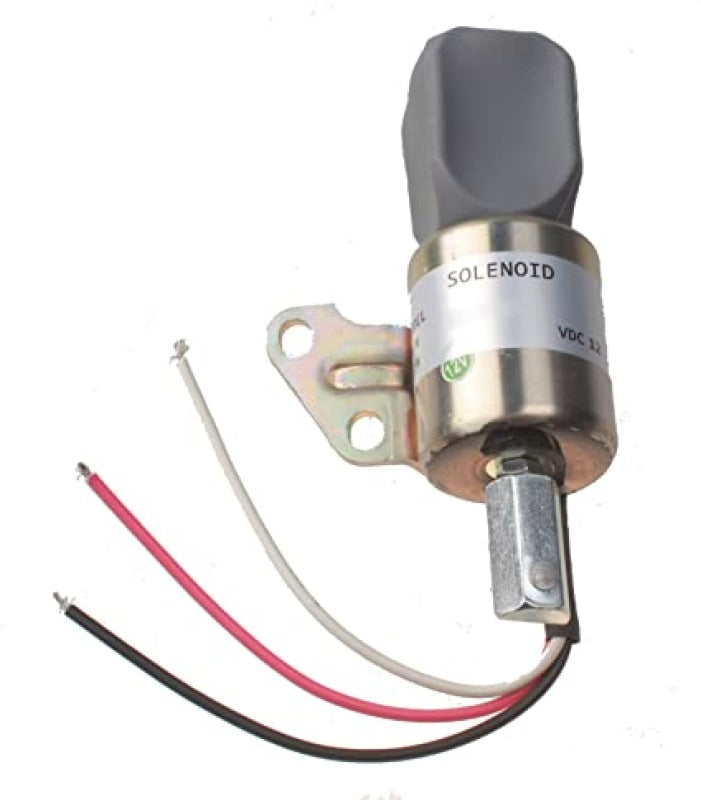 Diesel Stop Solenoid 17520-60012 for Kubota V2203 Engine - 3