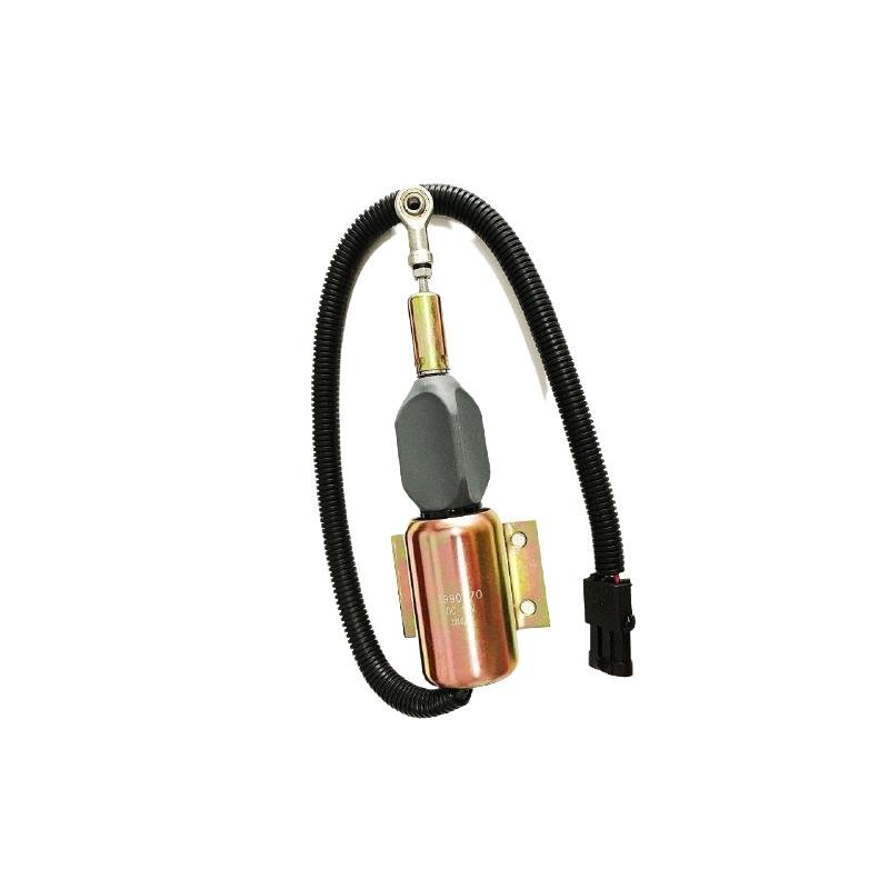 Replacement 3990770 SA-4931-12 Fuel Shutdown Solenoid Valve For Cummins Engine 4BT 6BT QSL K19 K50 NT855