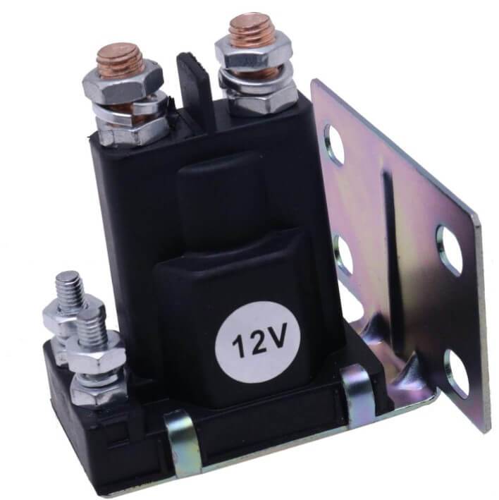 AM104036 Equipment Starter Solenoid 12V for John Deere 108 111 116 STX30 STX38 STX46 R72 R92 GX75 RX75