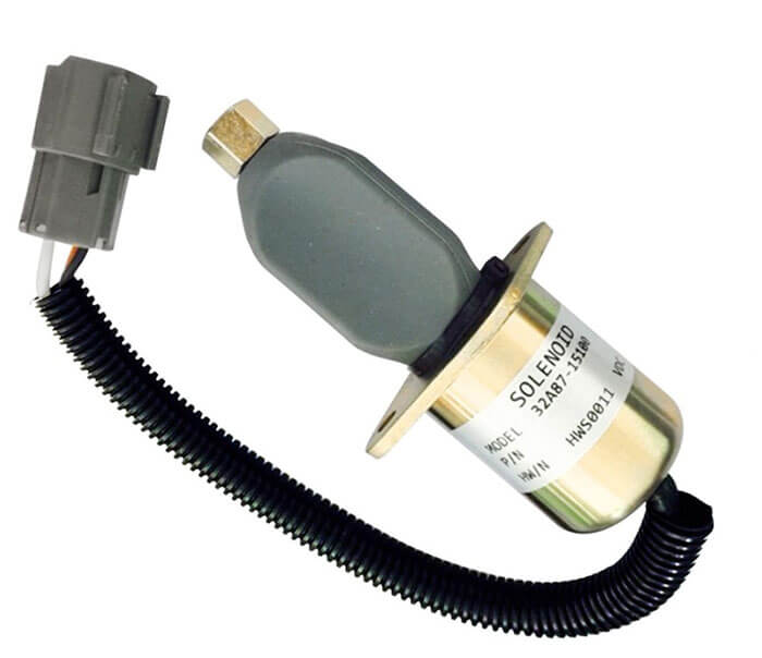 32A87-05100 Shutdown Solenoid Valve 12V for Mitsubishi S4Q S4S S6S Volvo Terex Schaeff Sdmo Genset