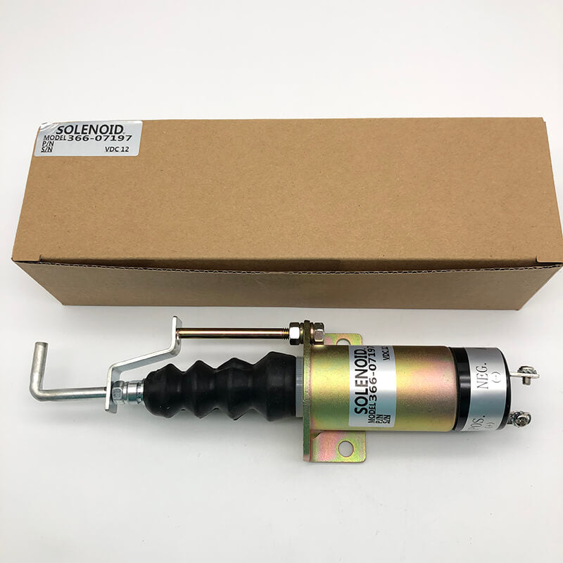 Replacement Machinery Engine Spare Parts 36607197 366-07197 Fuel Stop Solenoid for Lister Petter LPW Engine