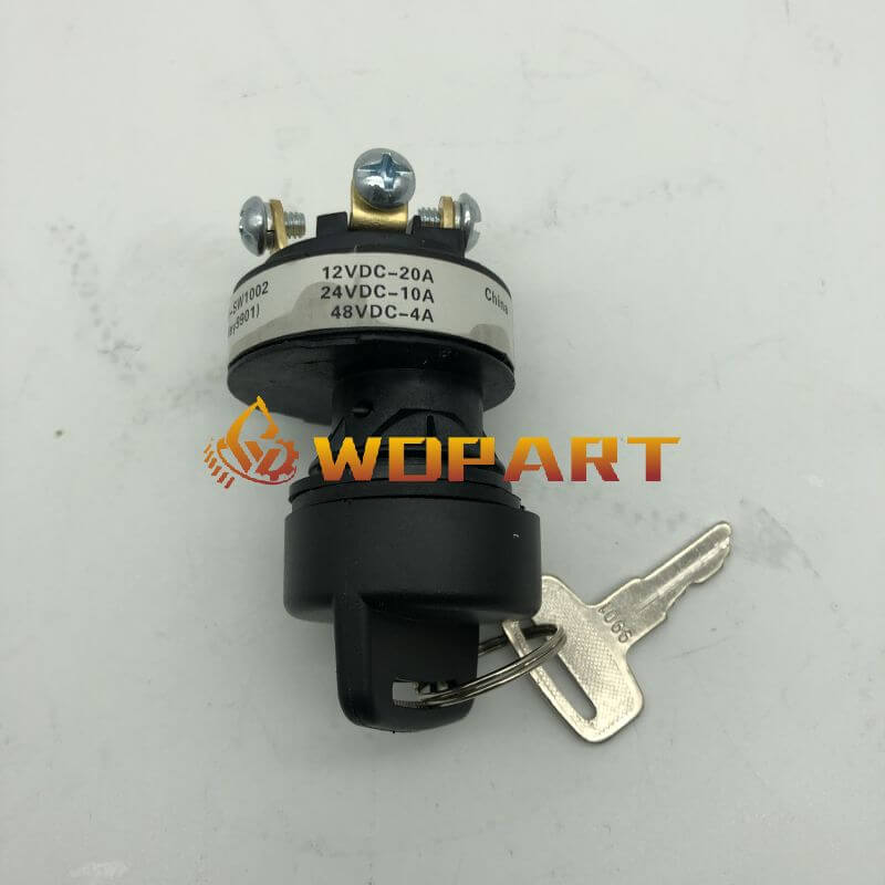 Ignition Switch 4360470 With Two Keys for JLG 1230ES 1250AJP 1930ES 1932RS 2030ES 2032ES 2630ES