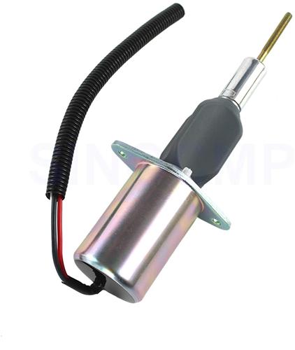 1821020C91 Fuel Injection Control Fuel Shutoff Solenoid 24V for Navistar Perkins Engine 1036-8T 1306-9T