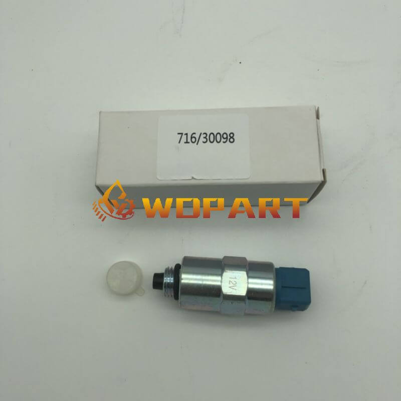 716/30098 71630098 12V Solenoid For JCB 2CX 3CX 4CX 2115 2125 2135