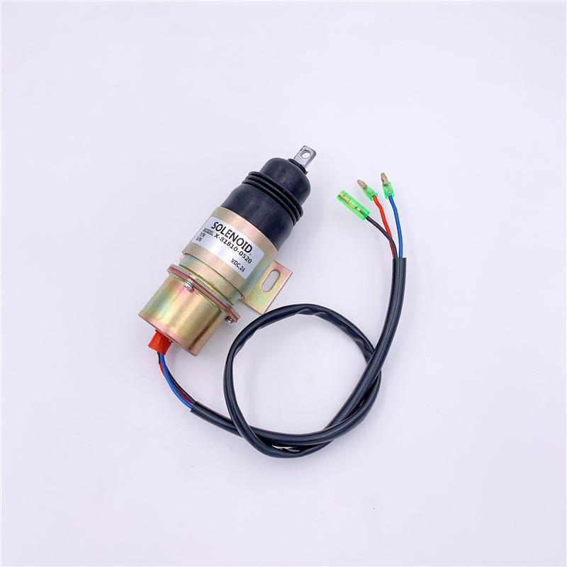 Replacement MV2-17A 894453-3411 24V Fuel Shutoff Solenoid for Isuzu 4JG1 4JG2 6BG1 6BB1 4J62 4J61