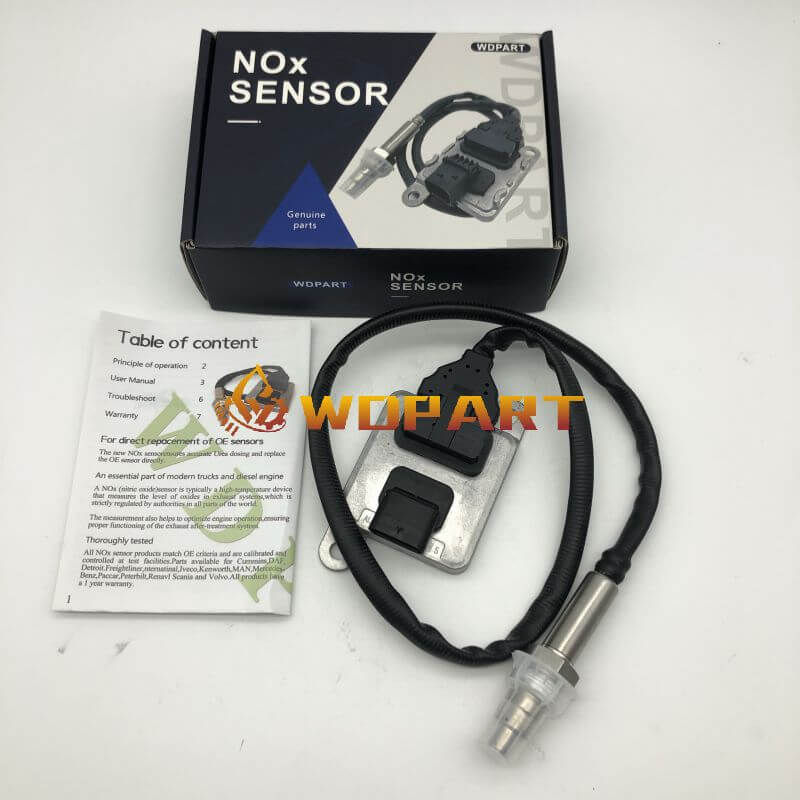 12V Nitrogen Oxide NOx Sensor 5WK96668A 5WK9 6668A 89463-E0450 for Toyota Hino Truck
