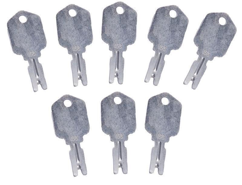 8 Pcs Ignition Keys For Clark Crown Komatsu Yale Forklift