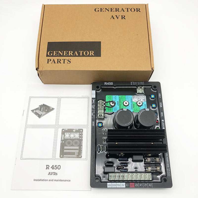 R450 AVR for Leroy Somer FOR P500P1X 2800 SERIES GENSET 50/60HZ 3 PHVOLT STAB EXC MAX MODE MADE IN FRANCE | WDPART