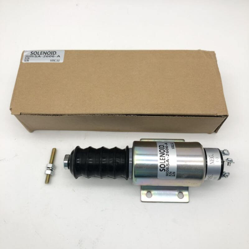 Solenoid Valve SA-2606-A DC12V Fuel Shut off Fuel Shutdown for Mitsubishi Mixer Truck