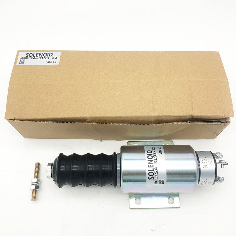 SA-3193-12 2003-12E2U1B2S1A 12V 3 Terminals Stop Solenoid for Woodward 2000 Series | WDPART