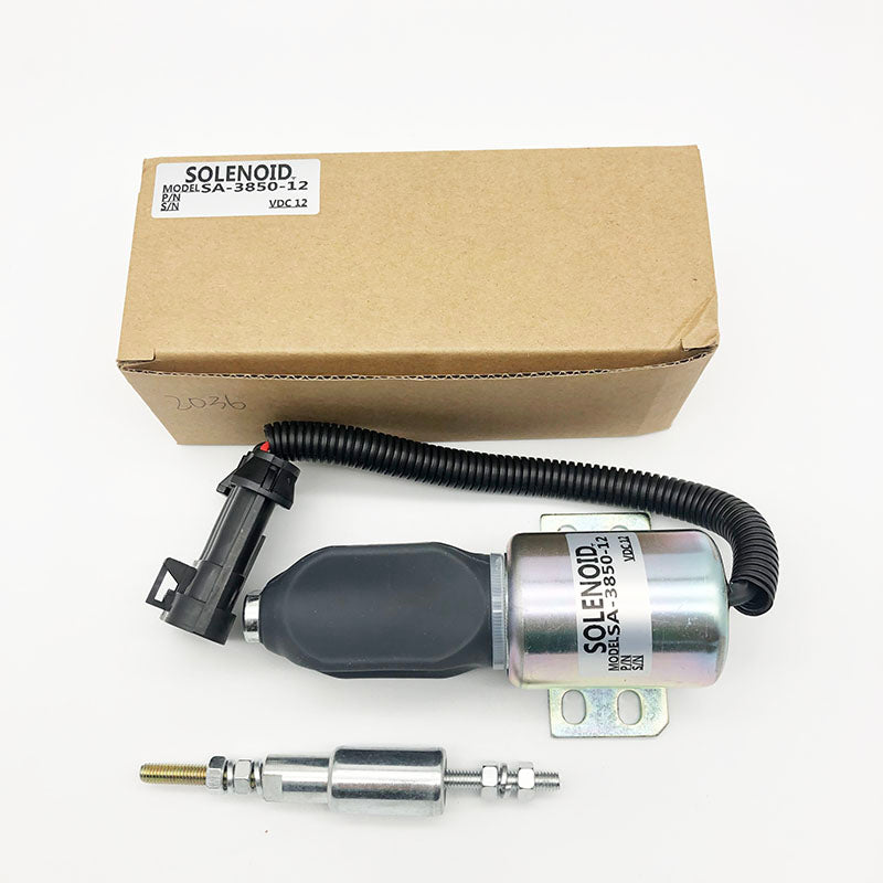 E9HN9N392AB 1751ES-12E6UC4B1S5 Fuel Shutoff Solenoid 12V for New Holland M311 M321 M721 M411 M821 Engine 1078 1079 Truck | WDPART