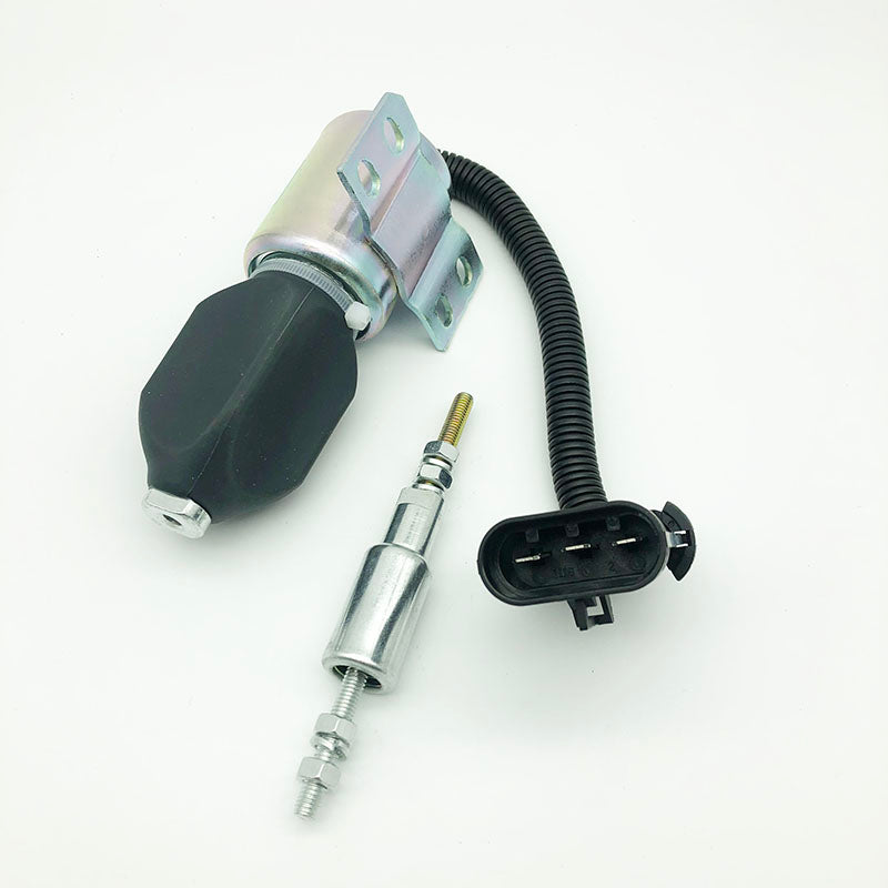 E9HN9N392AB 1751ES-12E6UC4B1S5 Fuel Shutoff Solenoid 12V for New Holland M311 M321 M721 M411 M821 Engine 1078 1079 Truck | WDPART