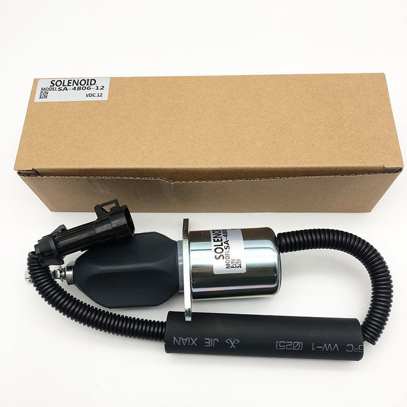 Stop Solenoid SA-4806-12 for Kubota V2203 Engine | WDPART