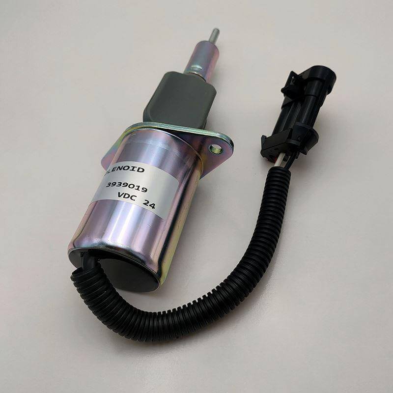 24V Stop Solenoid 3939019 SA-4889-24 For Cummins C B 5.9L 8.3L Engine 8.1 Excavator Hyundai 335LC-7