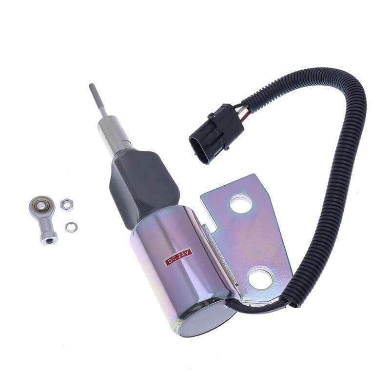 3991168 SA-4941-24 3964628 Diesel Fuel Stop Solenoid for Woodward Hyundai R130 R130-5 Cummins Engine 4BT