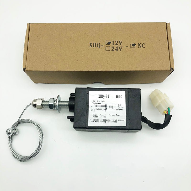 XHQ-PT Diesel Engine Flame Out Device Engine Stop Solenoid 12V 24V | WDPART