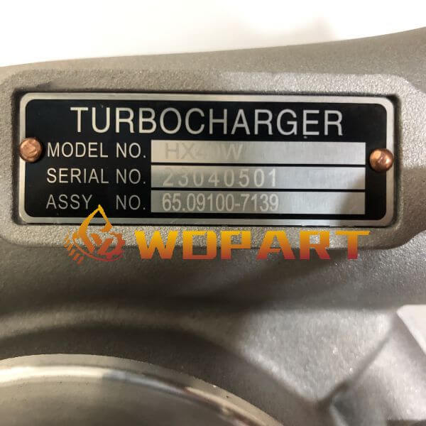 Turbocharger 150105-00057 15010500057 for Doosan Daewoo Engine DL06
