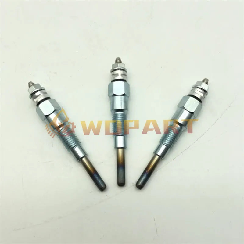 3PCS 16851-65510 16851-65512 Glow Plug for Kubota Engine D722 D902 D905 D1005 D1105 V1305 V1505