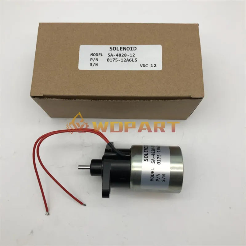 SA-4828-12 SA482812 0175-12A6LS Solenoid Valve 12V for Kubota Diesel Engine V3300