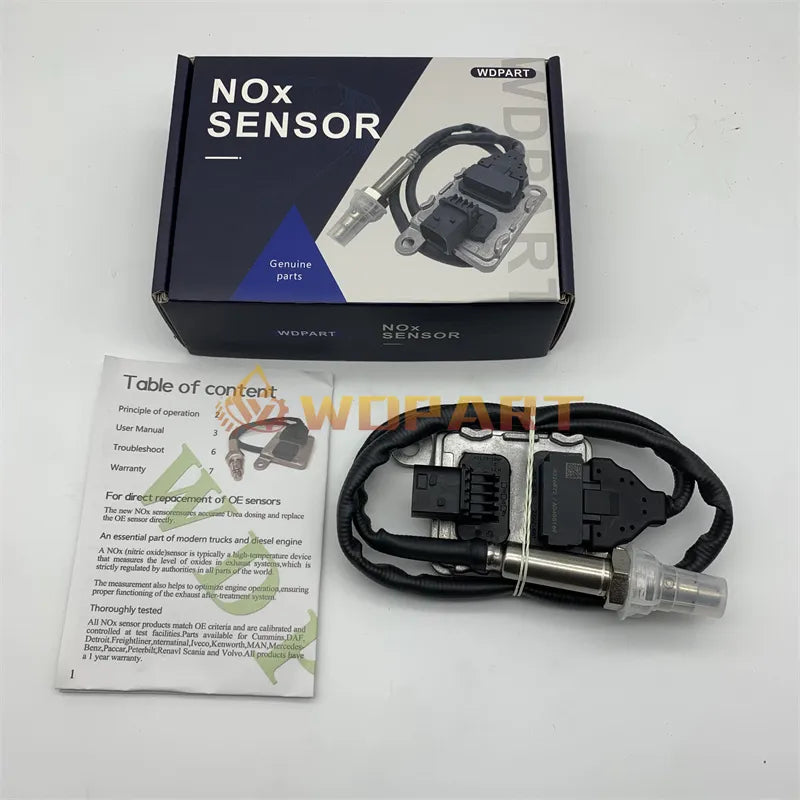 NOx Nitrogen Oxide Sensor 4 Pins 1954664PE 4326872 2872942 for Cummins ISX Engine