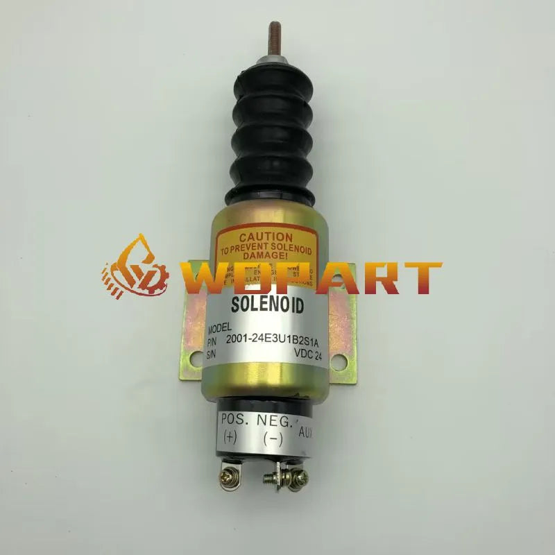 2001-24E3U1B2S1A 2000-4523 3 Terminals Shut off Solenoid Valve for Woodward 24V