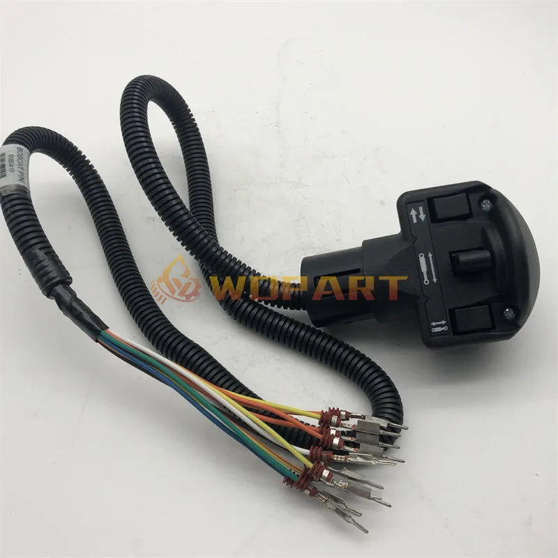 Wdpart 6680419 Left Auxiliary Four Joystick Switch Handle for Bobcat Skid Steer Loader 751 863 S100 Compact Track Loader T110