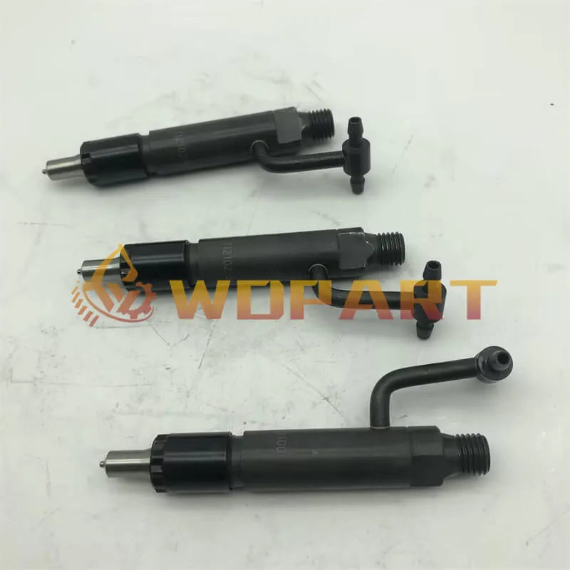 3PCS Fuel Injector 712102-53100 729102-53100 729503-53100 for Yanmar Engine 3TNE84 3TNE88 4TNE84 4TNE88 4TNV88