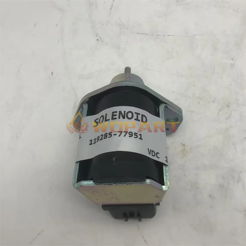 Fuel Shutoff Stop Solenoid 119233-77951 For Yanmar B30 and VIO20