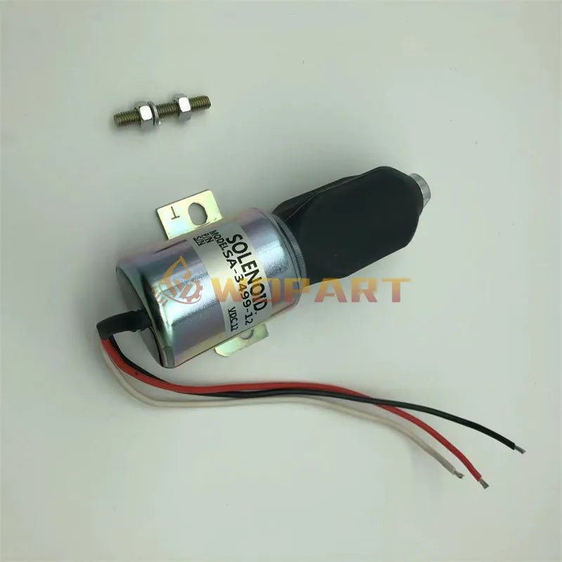 Diesel Stop Solenoid SA-4976 1751ES-12E6ULB5S8 for Kubota 21HP Engine 1991-2005