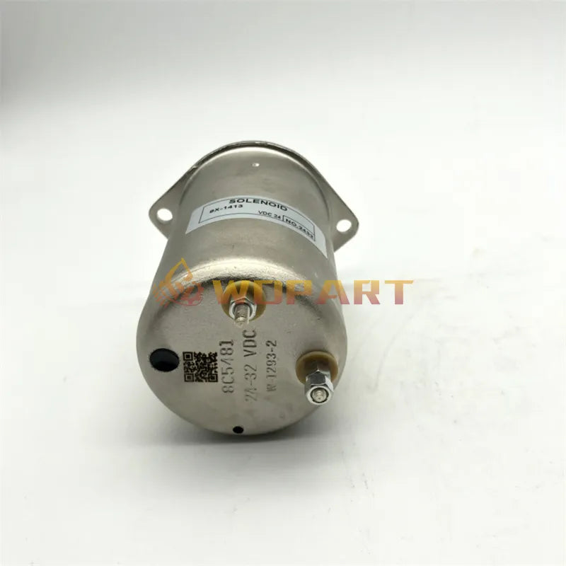 9X-1413 Fuel Shutoff Solenoid Assembly for Caterpillar CAT Engine 3408  3408C 3412 3412C 3412D Wheel Loader 988B 988F 990 992C 992D