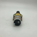 Wdpart Stop Solenoid 1500-2098 1502-12C6U1B2 with 2 Terminals for Woodward 1500 Series 12V