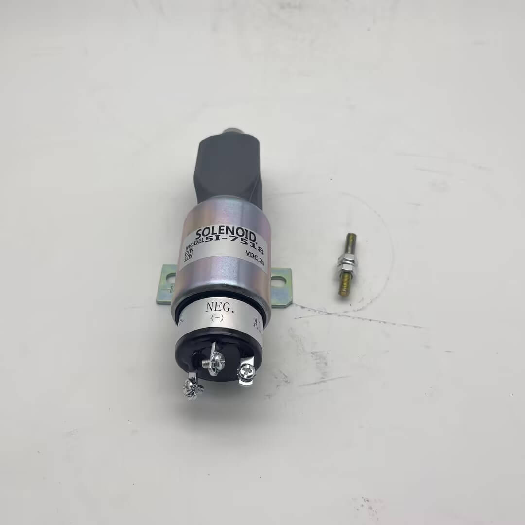 24V Shut Off Solenoid 5I-7518 5I7518 for Caterpillar Excavator 311 312 320  320L