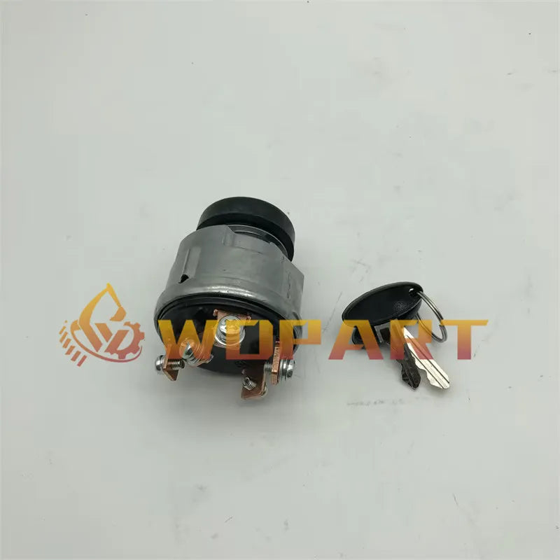 Ignition Switch 67800-55160 6671155130 with 2 PCS Keys 5 Terminals for Kubota Compact Tractor B4200 B9200 B8200DP