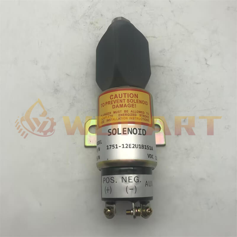 12V Fuel Shutoff Stop Solenoid Valve 1751-12E2U1B1S1A for Woodward