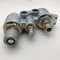 Wdpart Replacement Hydraulic Coupler Block 7246783 for Bobcat Skid Steer Loade S175 S205 S250 T250