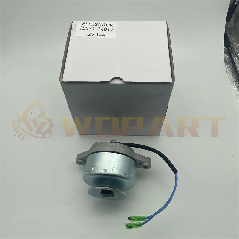 Replacement 15531-64017 15531-64013 15531-64016 Alternator for Kubota Compact Tractor B7410D B7510D B2150D
