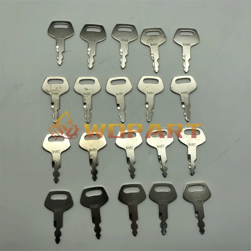3x S450 Key For Case IH Linkbelt JCB Sumitomo Plant Excavator - Foto 13