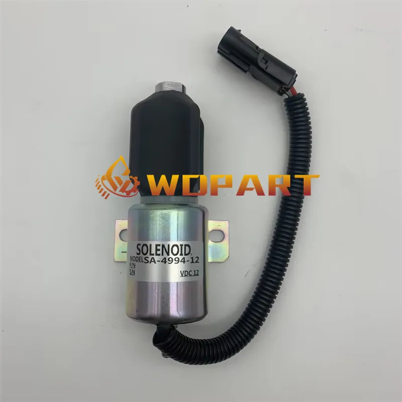 Wdpart Diesel Stop Solenoid SA-4994-12 1757ES-12E8ULB1S5 for Woodward